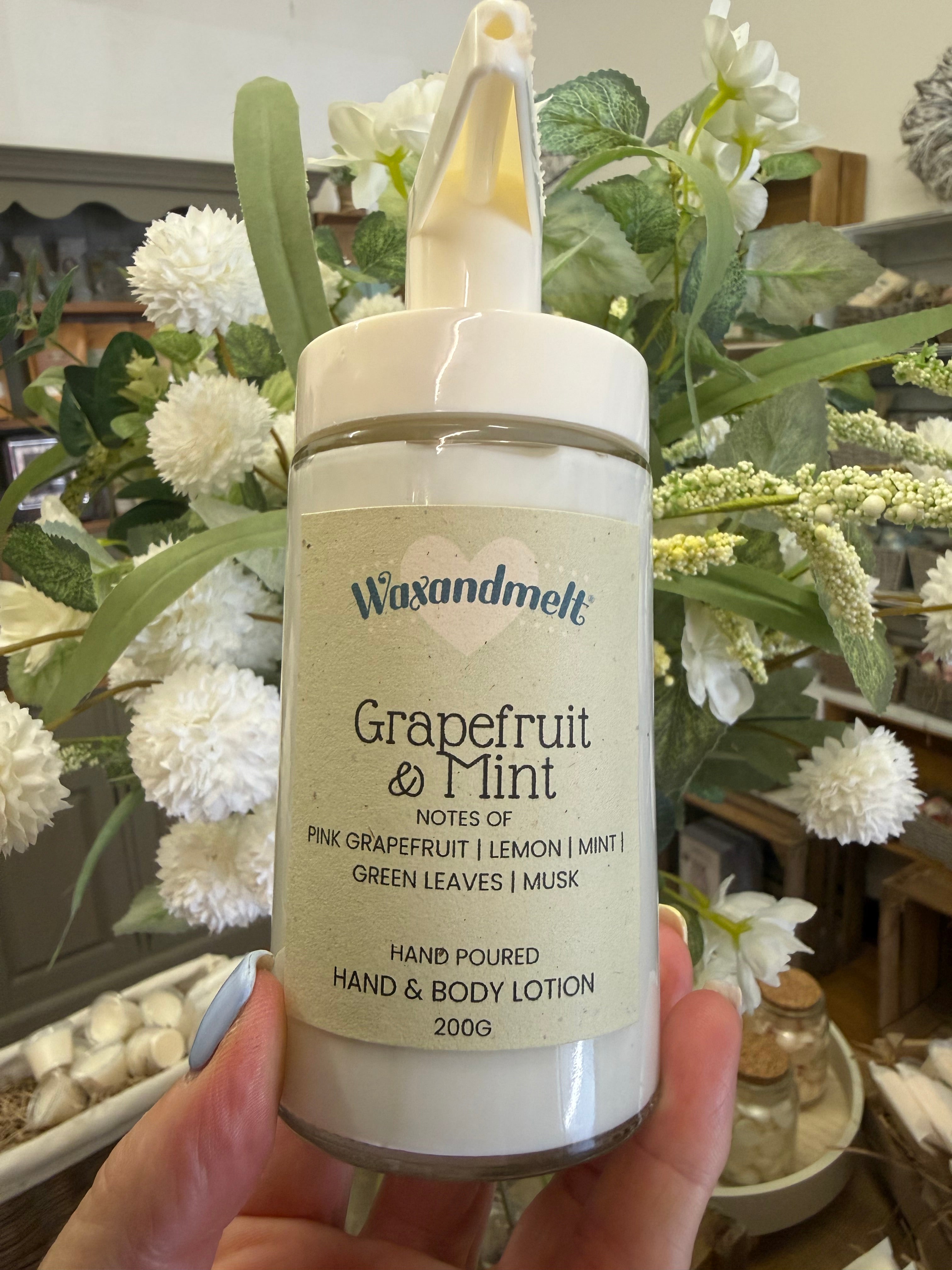 GRAPEFRUIT & MINT HAND & BODY LOTION