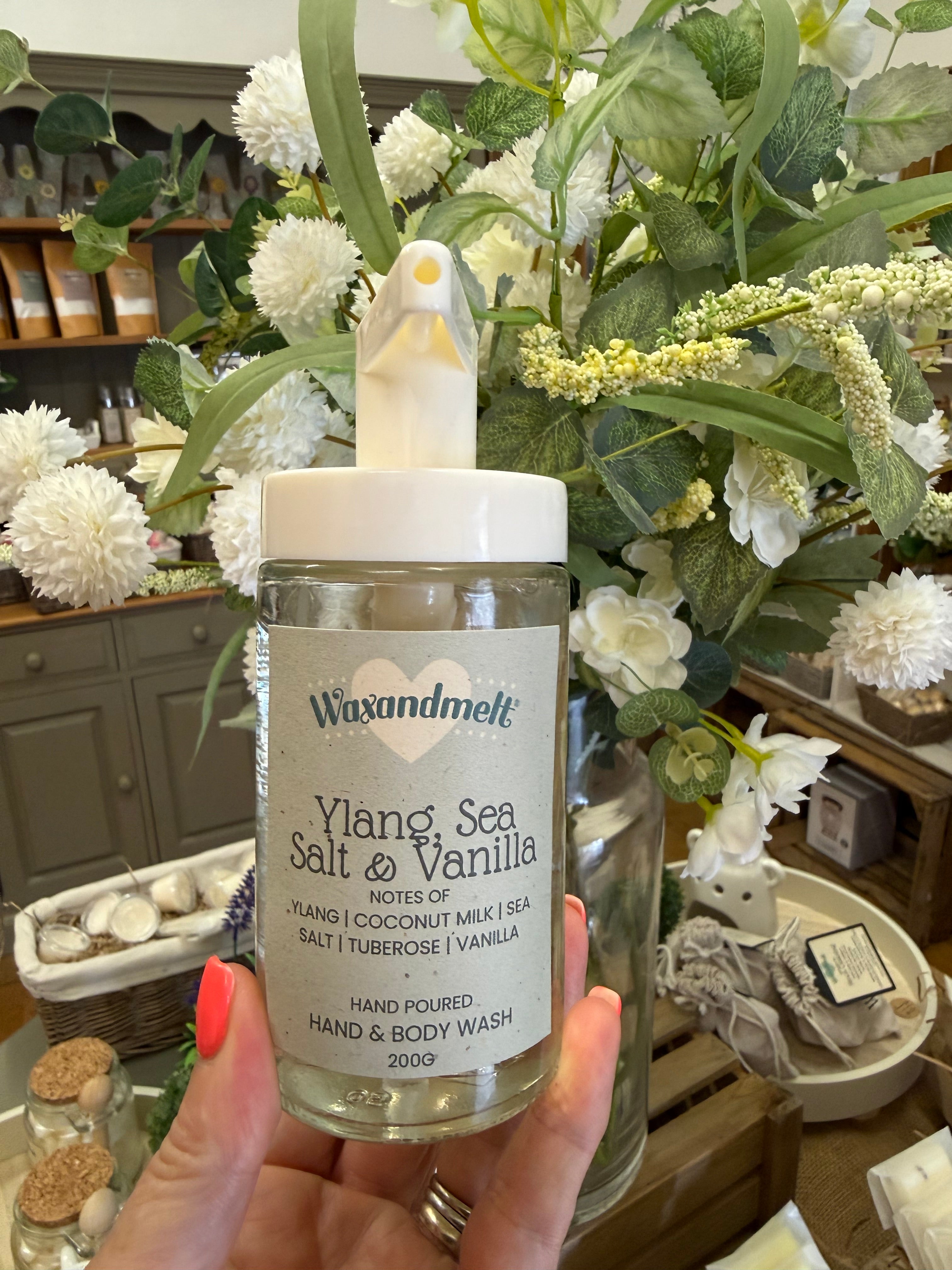 YLANG, SEA SALT & VANILLA  HAND & BODY WASH