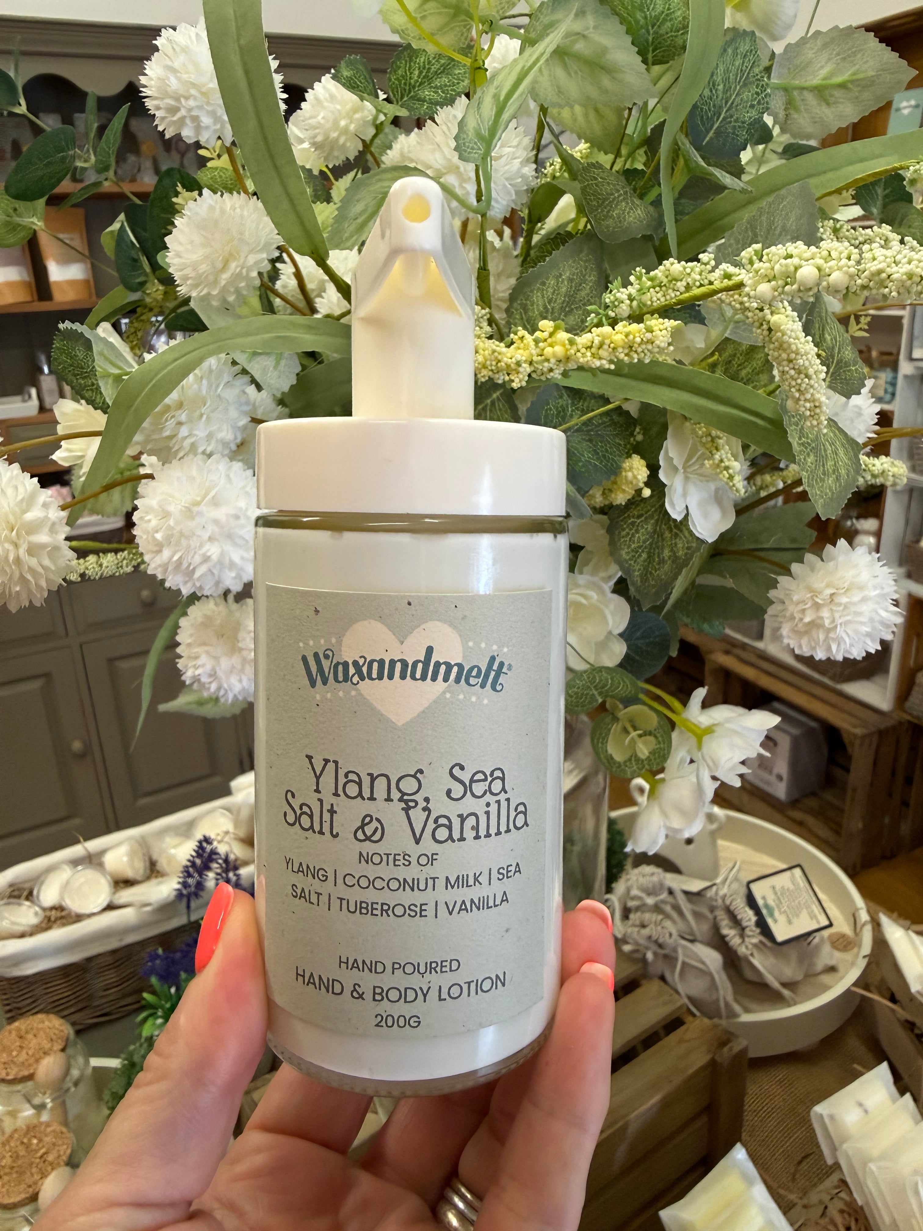 YLANG, SEA SALT & VANILLA HAND & BODY LOTION