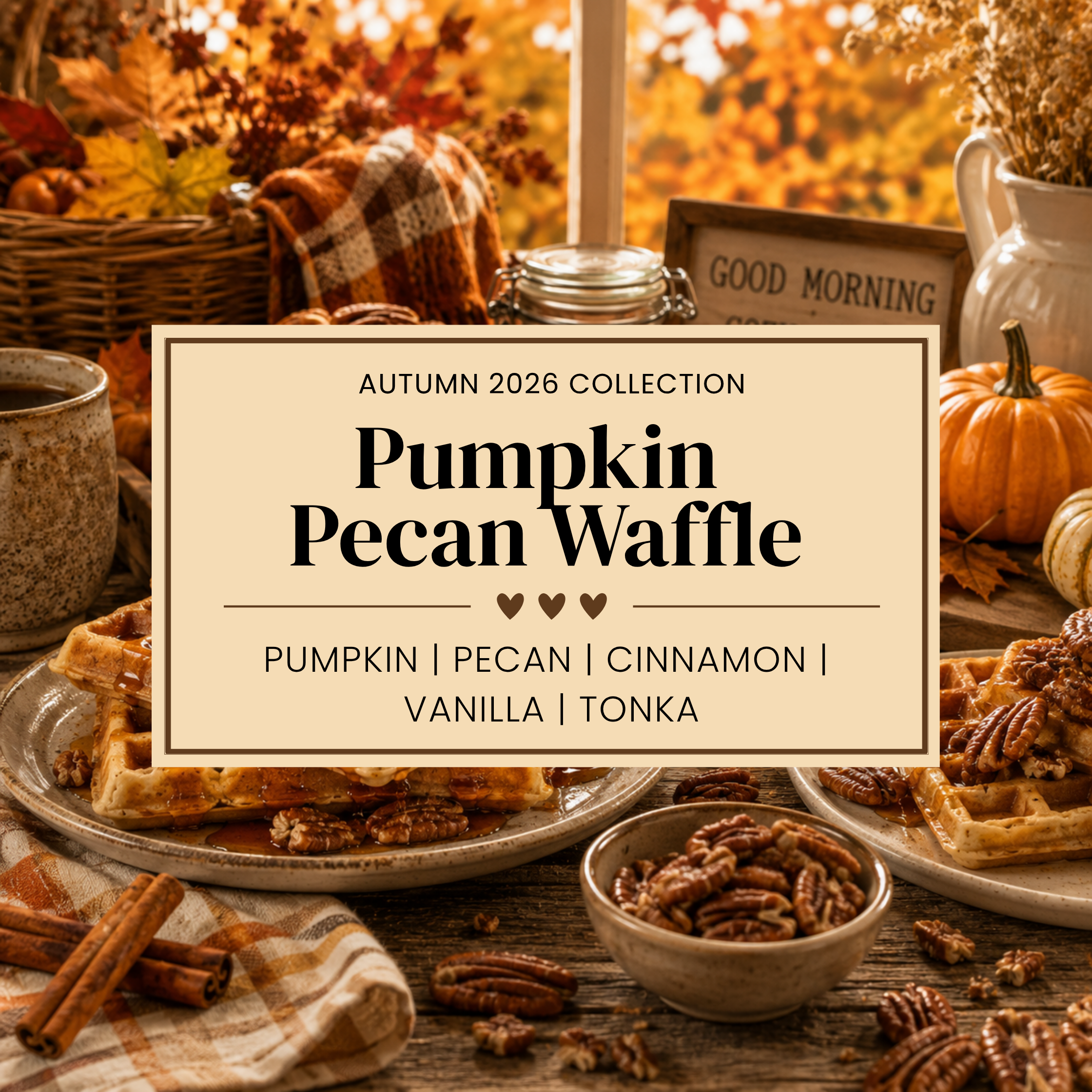 PUMPKIN PECAN WAFFLE