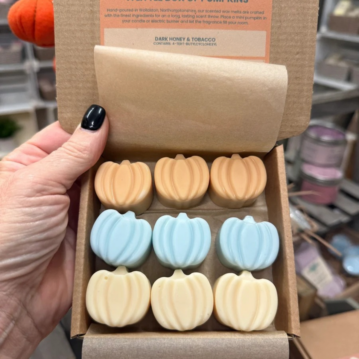 A LITTLE BOX OF PUMPKINS