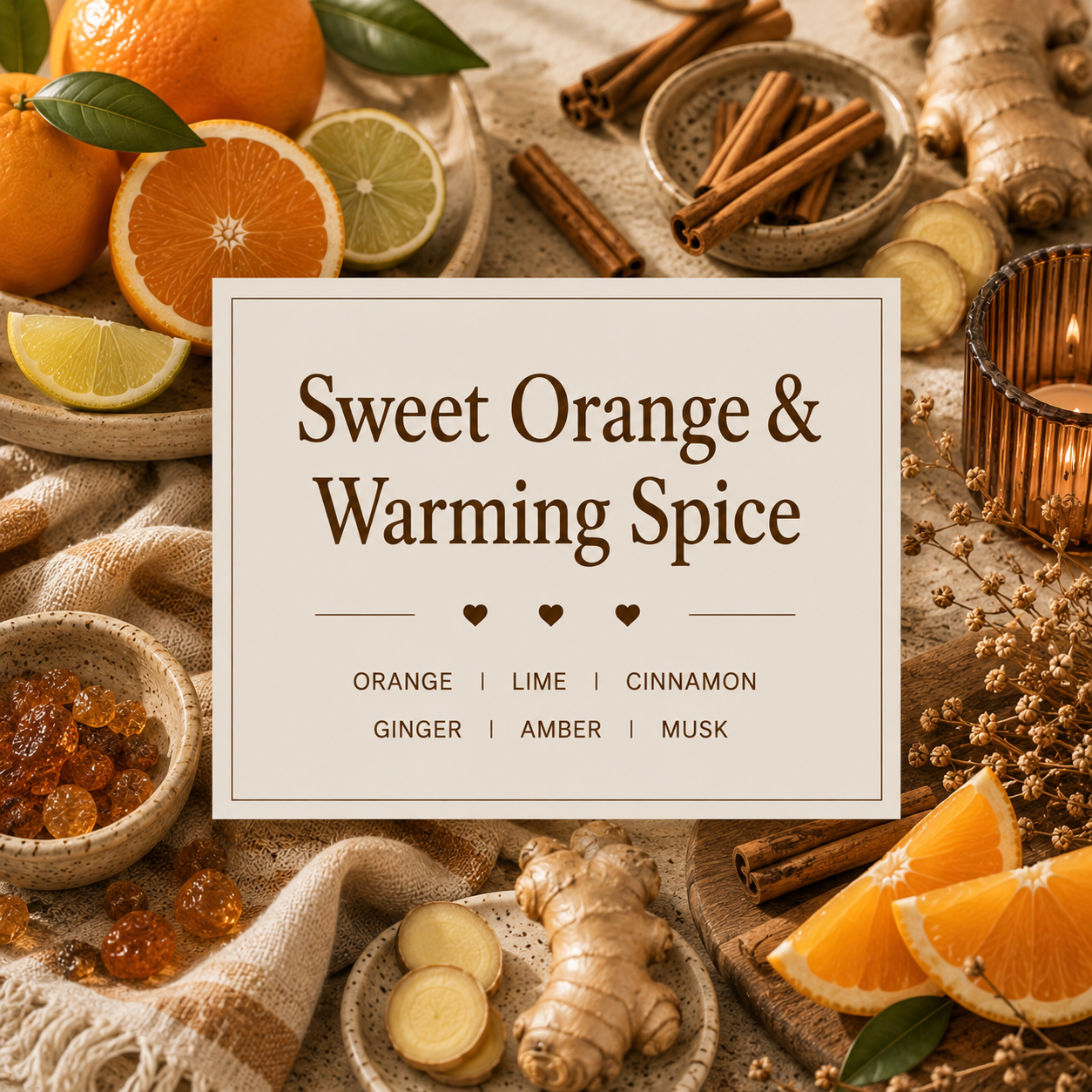 SWEET ORANGE & WARMING SPICE