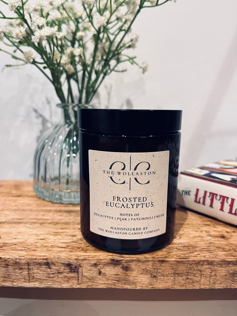FROSTED EUCALYPTUS CANDLE