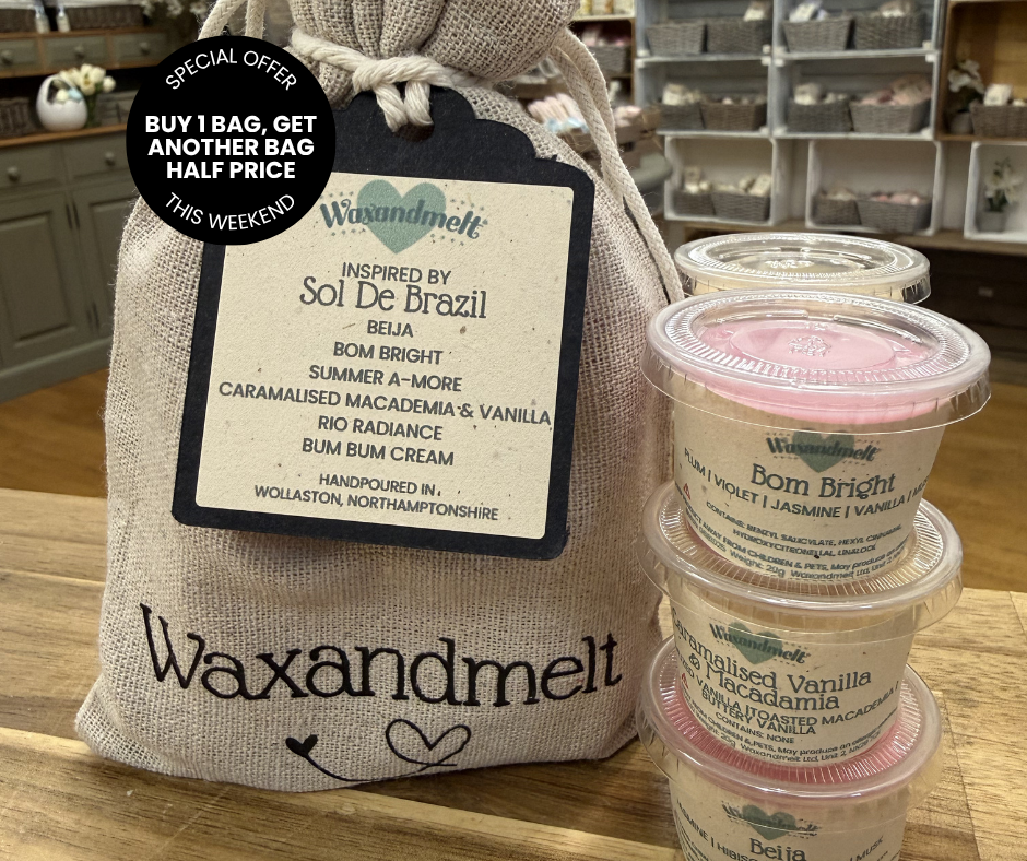 INSPIRED BY SOL DE BRAZIL WAX MELT COLLECTION BAG